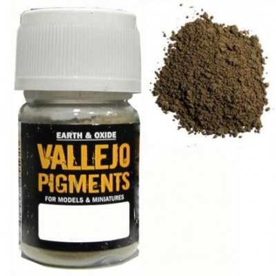 Пигмент Vallejo_ Light Sienna_ 35 мл_ _Vallejo_ 73104_