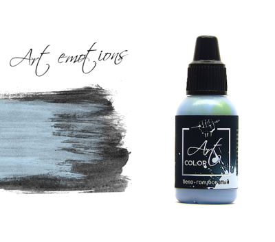 Краска Бело-голубоватый_ 18мл _Pacific88_ ART019_