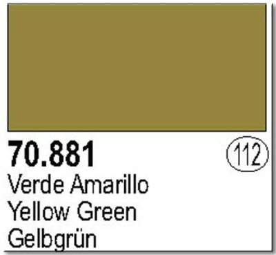 Краска Model Color_ Yellow Green_ 17 мл _70881_