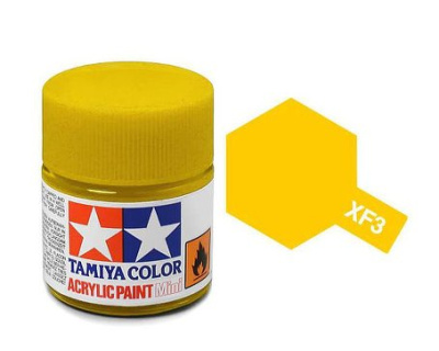 XF-3 Flat Yellow _Желтая матовая_ краска акр_ 10мл _81703_