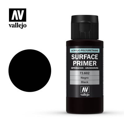 Грунтовка Vallejo Surface Primer_ черная_ 60 мл_ _73602_