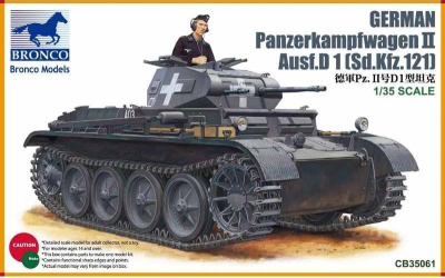 1/35 Нем_ танк PanzerKampfwagen II Ausf_D1 _Bronco_ CB35061_