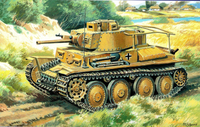 1/72 Командирский танк Pz Bef 38 _t_ _UM_ UM351_