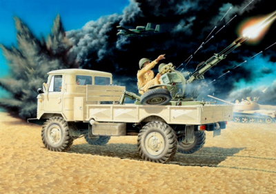 1/35 Армейский грузовик с зенитной установкой ЗУ-23-2 _35132_
