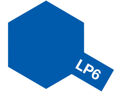 LP-6 Pure Blue _Синяя глянцевая_ краска 10мл_ _Tamiya_ 82106_