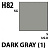 Краска акриловая Mr_Hobby Dark Gray _темно-серый__ полуглянцевая_ 10 мл _H82_