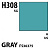 Краска акриловая Mr_Hobby Gray FS36375 _серый__ полуглянцевая_ 10 мл _H308_