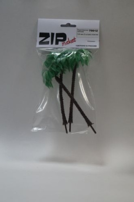 Королевская пальма 130 мм _3 штуки_ пластик _ZIPmaket_ 70012_