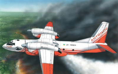 1/288 Пожарный самолет Ан-32П _EE_ 28804_