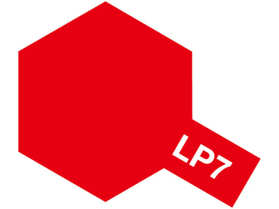 LP-7 Pure Red _Красная глянцевая__ 10мл_ _Tamiya_ 82107_