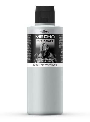 Грунтовка Vallejo Mecha Primer_ серая_ акрил_ 200 мл_ _74641_