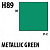 Краска акриловая Mr.Hobby Metallic Green (зеленый металлик), 10 мл (H89)