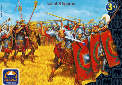 Римские легионеры. Набор из 8-ми фигур, 65мм (ARKmodels, 80017)