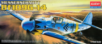 1/72 Самолет Messerschmitt Bf-109G-14 _Academy_ 12454_