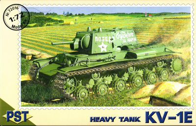 1/72 КВ-1Э тяжелый танк _PST_ 72016_