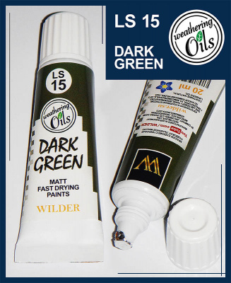 Масляная краска Wilder (матовая), Dark Green, 20 мл (LS15)