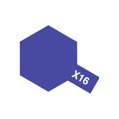 X-16 Краска Tamiya, Purple (фиолетовая), глянец, эмаль, 10 мл (80016)