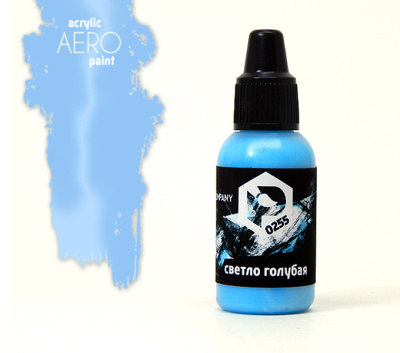 Краска Pacific88 Aero_ Светло-голубая_ 18мл _0255_