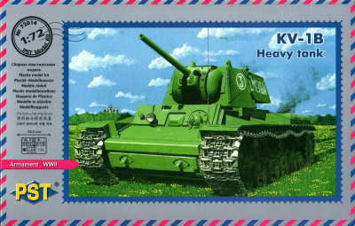 1/72 Тяжелый танк КВ-1Б _PST_ 72014_