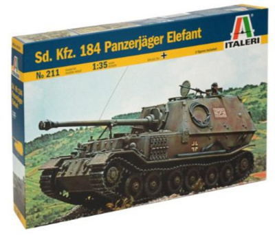 1/35 Немецкий танк Sd_Kfz 184 Panzerjager Elefant _Italeri_ 0211_