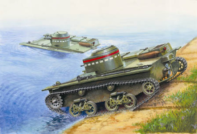 1/35 Малый плавающий танк Т-38 _35002_