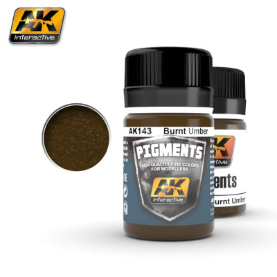 Пигмент AK Burnt Umber _жженый янтарь__ 35мл _AK143_