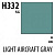 Краска акриловая Mr.Hobby Light Aircraft Gray BS381C/627 (авиац.серый), полуглянцевая, 10 мл (H332)