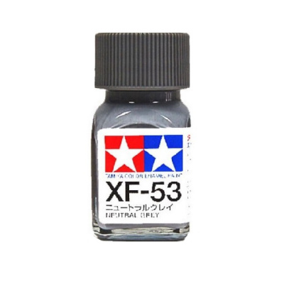 XF-53 Эмаль Neutral Grey (нейтральный серый), матовая, 10мл (Tamiya, 80353)