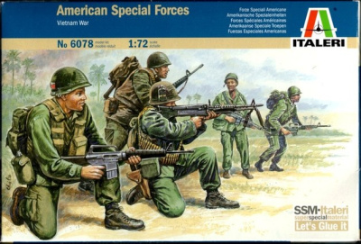 1/72 American Special Forces _Vietnam War_ _Italeri_ 6078_