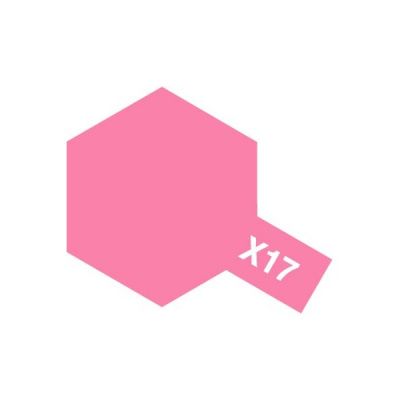 X-17 Краска Tamiya, Pink (розовая), глянец, эмаль, 10 мл (80017)