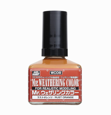 Смывка Rust Orange _оранжевая ржавчина__ 40 мл _Mr_Hobby_ wc08_