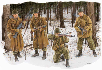 1/35 Американская 101-я военно-воздушная дивизия_ Бастонь_ 1944 _Dragon_ 6163_