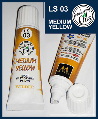 Масляная краска Wilder (матовая), Medium Yellow, 20 мл (LS03)