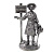 Девушка - инструктор МПВО с ручной сиреной_ 1941-44 гг_ СССР _EkCastings_ ww2-35_