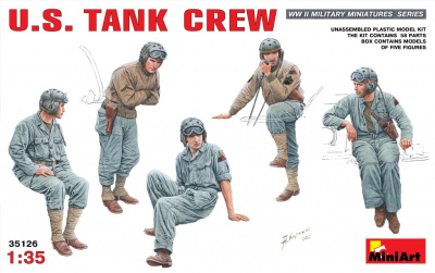 1/35 Фигуры  U_S_ TANK CREW _MiniArt_ 35126_