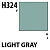 Краска акриловая Mr_Hobby Light Gray _светло-серый__ матовая_ 10 мл _H324_