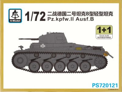 1/72 Нем_танк Pz_Kpfw_II Ausf_B _S-model_ 720121_