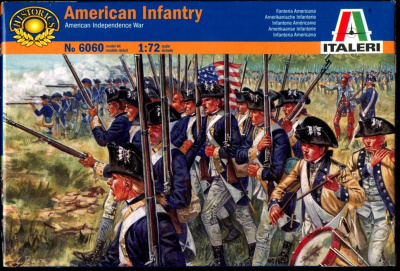 1/72 Американская пехота_ американская война за независимость _Italeri_ 6060_
