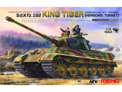 1/35 German Heavy Tank Sd_Kfz_182 King Tiger _Henshel Turret_ _MENG_ TS-031_