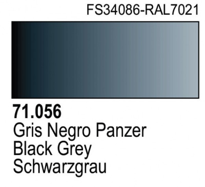 Краска Танковый серый RAL7021 17 мл (71.056)