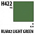 Краска акриловая Mr.Hobby RLM82 Light Green (светло-зеленый), полуглянцевая, 10 мл (H422)