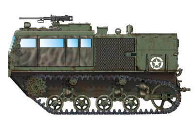 1/72 Тягач  M4 High Speed Tractor _3-in_/90mm_ _HobbyBoss_ 82920_