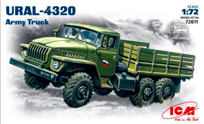 1/72 Автомобиль УРАЛ-4320 _72611_