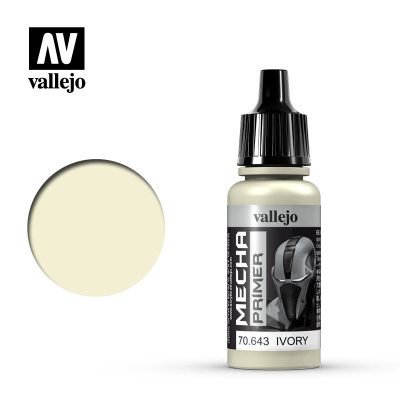 Грунтовка Vallejo Mecha Primer_ слоновая кость_ сверхстойкая_ акрил_ 17мл _70643_