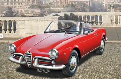 1/24 Автомобиль ALFA ROMEO GIULIETTA SPIDER 1300 _Italeri_ 3653_