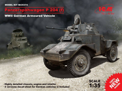 1/35 Нем. бронеавтомобиль Panzerspahwagen P 204 (f) (ICM, 35374)