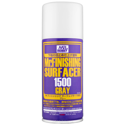 Грунтовка Mr_Hobby_ Mr_Finishing Surfacer 1500 gray_ 170 мл_ _B527_