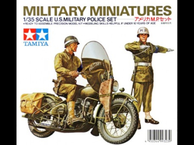1/35 Амер_ мотоциклист и регулировщик _Tamiya_ 35084_