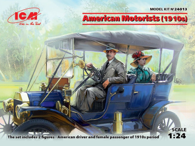 1/24 Фигуры_ Американские автолюбители _1910-е г__ _ICM_ 24013_