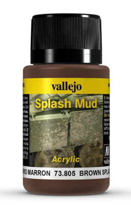 Эффект Brown Splash Mud _коричневые брызги грязи__ акрил_ 40мл_ _73805_